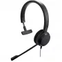 Jabra EVOLVE 20 MS Mono, laidinis ausinių komplektas, biurui / skambučių centrui, 150 - 7000 Hz, 142 g, juodos spalvos