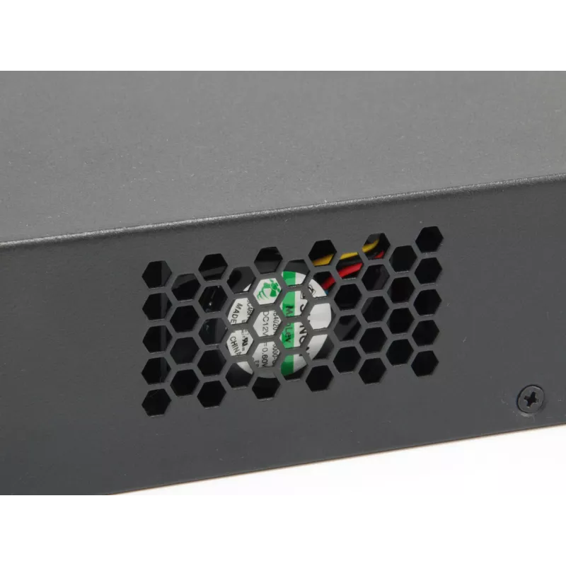 LevelOne KILBY 28 prievadų L3 Lite valdomas gigabitinis šviesolaidinis jungiklis, 4 x 10GbE SFP+, 4 x Gigabit SFP/RJ45 Combo
