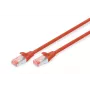 DIGITUS jungiamasis kabelis - CAT6 - S/FTP - Snagless - Cu - 2m - raudonas