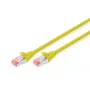 DIGITUS jungiamasis kabelis - CAT6 - S/FTP - Snagless - Cu - 10 m - geltonas