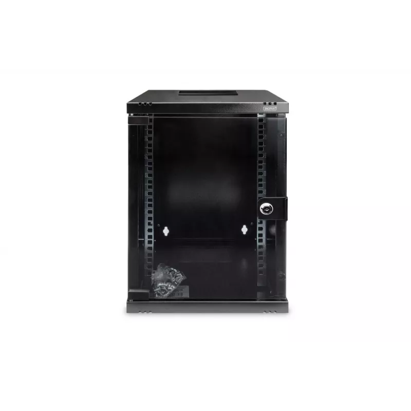 DIGITUS Sieninis Montavimo Spintelė 312x300mm (10 inch) 9U 464x312x300 mm Juoda
