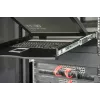 DIGITUS modulinė 43,2 cm (17 colių) TFT konsolė su 1 prievado KVM, RAL 9005 juoda, Qwertzu vokiška