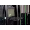 DIGITUS modulinė 48,3 cm (19 colių) TFT konsolė su 8 prievadų Cat.5 KVM, RAL 9005 juoda - Qwertzu vokiška klaviatūra