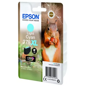 Epson Squirrel Singlepack Light Cyan 378XL Claria Photo HD rašalo kasetė