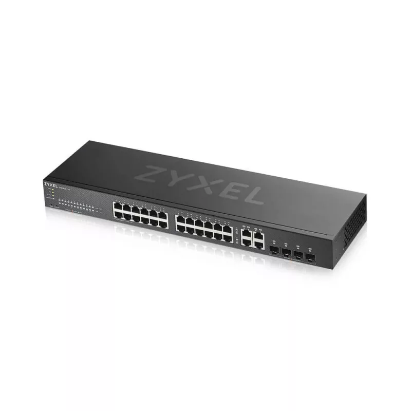 Zyxel GS1920-24V2 valdomas Gigabit Ethernet (10/100/1000) jungiklis, juodas