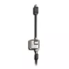 Kensington MiniSaver Mobile Keyed Lock, 1,8 m, raktinis, plokščias raktas, anglinis plienas, juoda