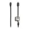 Kensington MiniSaver Mobile Keyed Lock, 1,8 m, raktinis, plokščias raktas, anglinis plienas, juoda