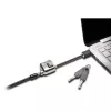Kensington MiniSaver Mobile Keyed Lock, 1,8 m, raktinis, plokščias raktas, anglinis plienas, juoda