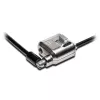 Kensington MiniSaver Mobile Keyed Lock, 1,8 m, raktinis, plokščias raktas, anglinis plienas, juoda