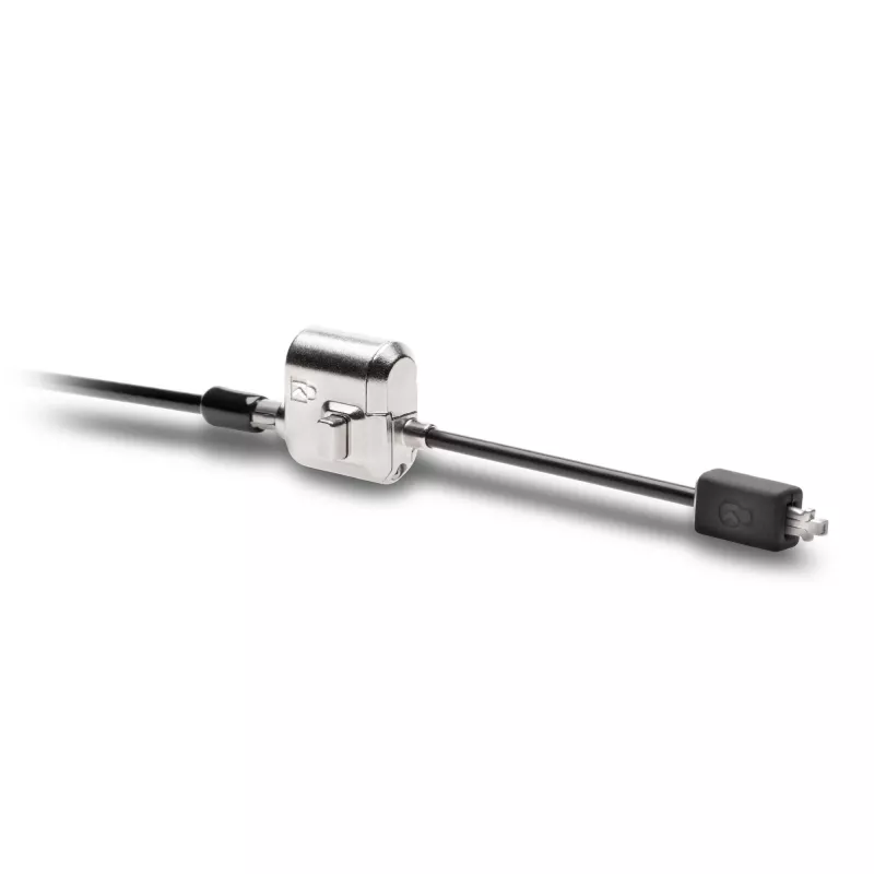 Kensington MiniSaver Mobile Keyed Lock, 1,8 m, raktinis, plokščias raktas, anglinis plienas, juoda