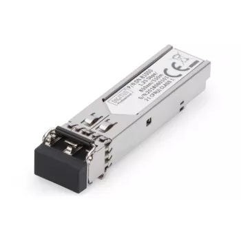 DIGITUS 1.25 Gbps SFP modulis, iki 550 m daugiamodis, LC duplekso jungtis 1000Base-SX, 850 nm