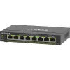 NETGEAR 8 prievadų „Gigabit Ethernet“ PoE+ valdomas jungiklis (GS308EP) L2/L3