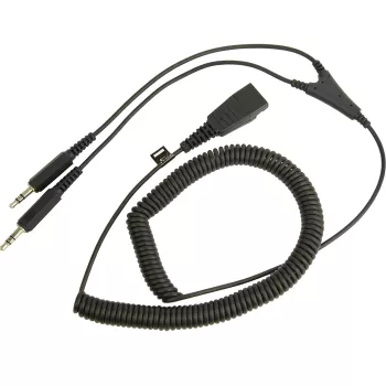 Jabros PC laidas – QD į 2x3,5 mm