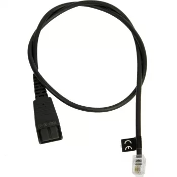 Jabra 8800-00-37 laidas ausinėms, QD į RJ10, tiesus, 0,5 m