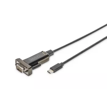DIGITUS USB Type-C 2.0 į RS232 konverteris, DSUB 9 kištukas, 1 m kabelis