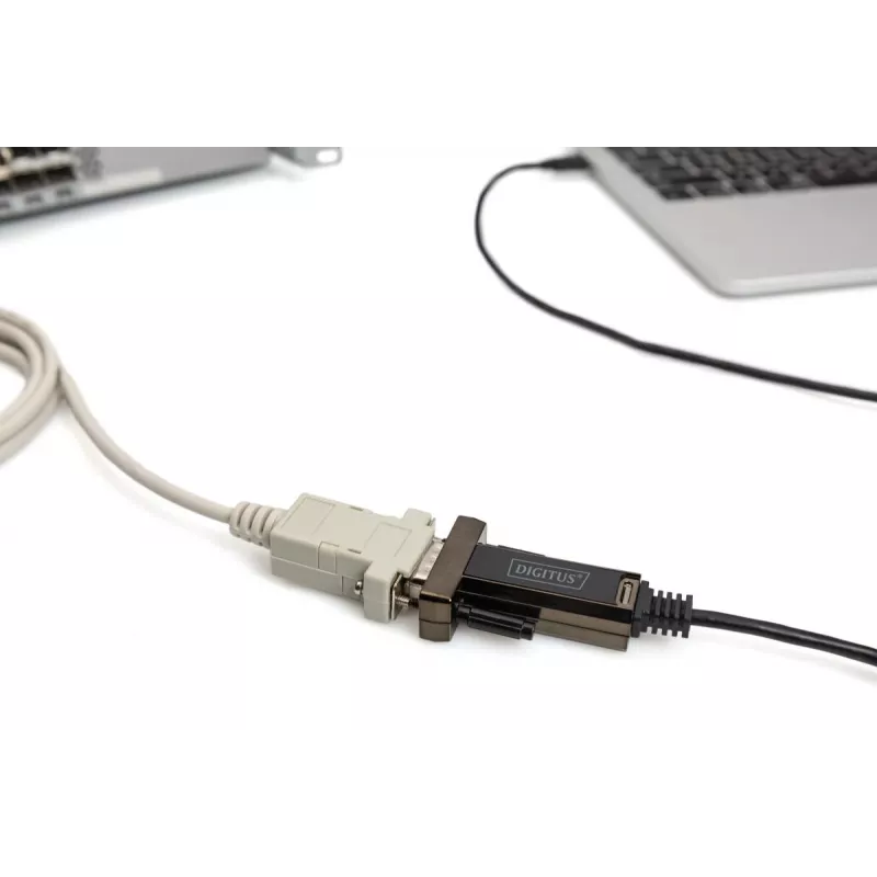 DIGITUS USB Type-C 2.0 į RS232 konverteris, DSUB 9 kištukas, 1 m kabelis