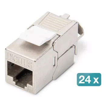 DIGITUS modulinė pataisinė plokštė su 24x DN-93615 24 prievadų 1U stovo montavimo pilka RAL 7035