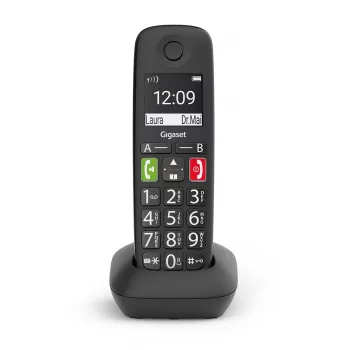 Gigaset E290HX DECT belaidis telefonas - juodas