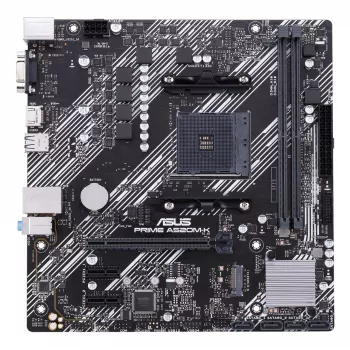 Pagrindinė plokštė ASUS PRIME A520M-K, AMD A520, Socket AM4, micro ATX, 2x DDR4, 64 GB, 1x M.2, 4x SATA III, HDMI 2.1