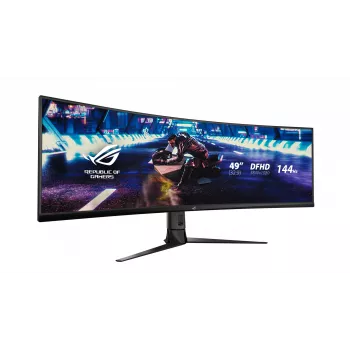 ASUS ROG Strix XG49VQ monitorius 124.5 cm (49 colių) 3840 x 1080 UltraWide Full HD LED juodas