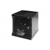 DIGITUS sieninis montažinis spintas 254 mm (10 inch) 6U 330x312x300 mm, juoda (RAL 9005)
