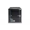 DIGITUS sieninis montažinis spintas 254 mm (10 inch) 6U 330x312x300 mm, juoda (RAL 9005)