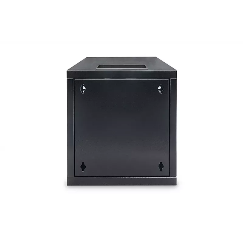 DIGITUS sieninis montažinis spintas 254 mm (10 inch) 6U 330x312x300 mm, juoda (RAL 9005)