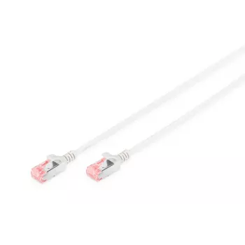 DIGITUS Slim Patch laidas - CAT6 - U/FTP - Snagless - Cu - 10m - Pilka
