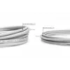 Tinklo kabelis Digitus CAT 6A U/FTP Slim patch cord RJ-45 Cat6a 1m Pilka