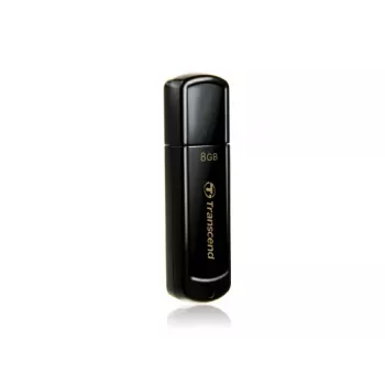 TRANSCEND JetFlash 350 8GB USB atmintukas USB 2.0 juodas