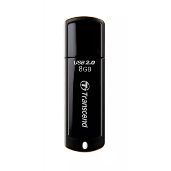TRANSCEND JetFlash 350 8GB USB atmintukas USB 2.0 juodas