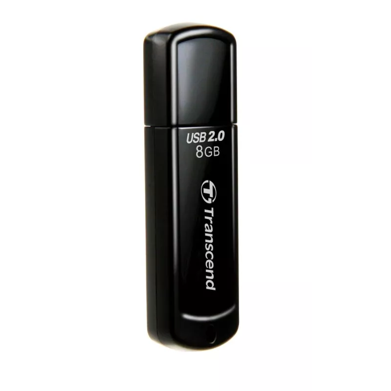 TRANSCEND JetFlash 350 8GB USB atmintukas USB 2.0 juodas
