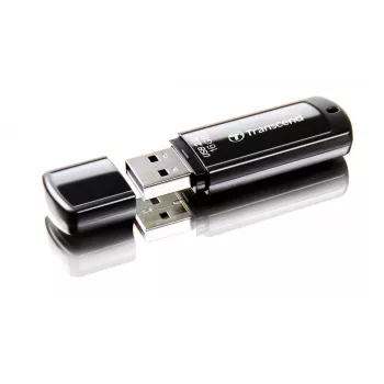 TRANSCEND JetFlash 350 16 GB USB atmintukas - USB 2.0 - Juodas