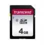 TRANSCEND SDHC kortelė 300s 4GB UHS-I U1