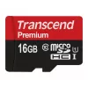 Transcend 16GB MicroSDHC Class 10 UHS-I atminties kortelė TS16GUSDCU1