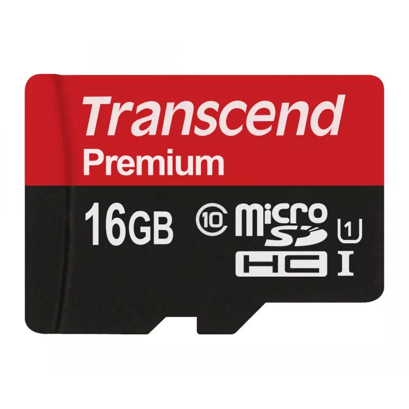 Transcend 16GB MicroSDHC Class 10 UHS-I atminties kortelė TS16GUSDCU1