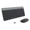LOGITECH belaidė klaviatūros ir pelės kombinacija MK470, grafito spalva, QWERTZ išdėstymas