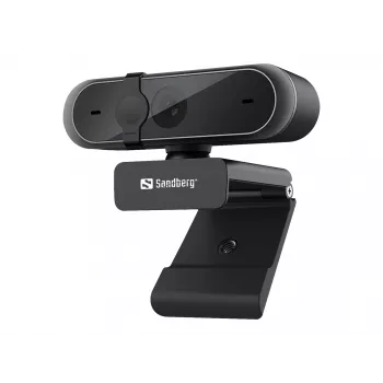 Sandberg USB Webcam Pro, 5 MP, 2592 x 1944, Full HD, 30 fps, 1920x1080@30fps, 2595x1944@30fps, 1080p