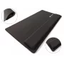 Sandberg Desk Pad Pro XXL, juodas, monochromatinis, riešo atrama, neslystanti bazė, žaidimų pelės kilimėlis