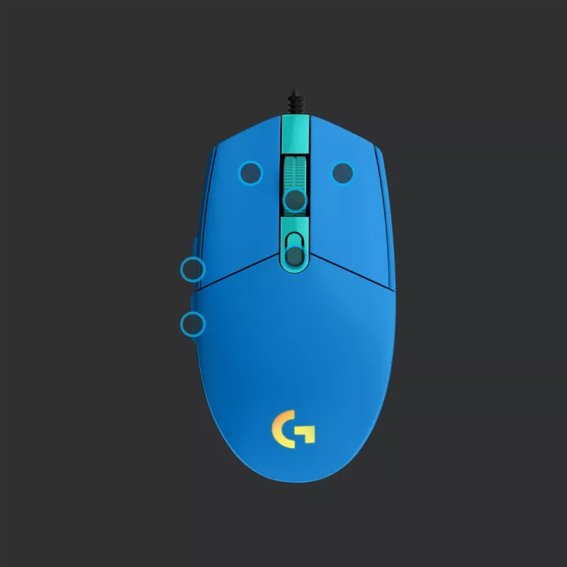 Žaidimų pelė Logitech G G203 LIGHTSYNC USB Type-A