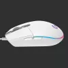 LOGITECH G203 Lightsync žaidimų pelė USB balta