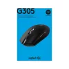LOGITECH G305 Lightspeed belaidė žaidimų pelė, juoda