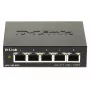 D-Link DGS-1100-05V2/E valdomas L2 Gigabit Ethernet 5 prievadų komutatorius juodas