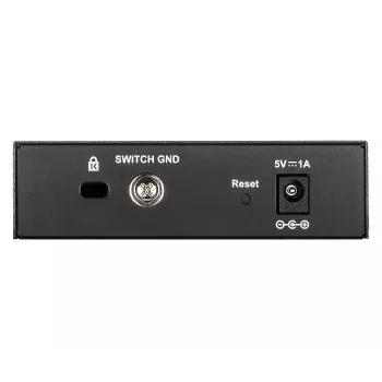 D-Link DGS-1100-05V2/E valdomas L2 Gigabit Ethernet 5 prievadų komutatorius juodas