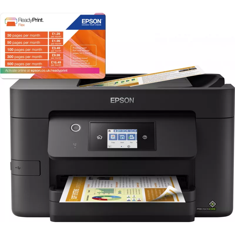 Epson WorkForce Pro WF-3820DWF rašalinis daugiafunkcis įrenginys A4, 4800 x 2400 DPI, 21 ppm, Wi-Fi