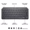LOGITECH MX KEYS MINI belaidė kompaktiška apšviesta klaviatūra, grafito spalvos, Qwertz Deutsch