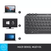 LOGITECH MX KEYS MINI belaidė kompaktiška apšviesta klaviatūra, grafito spalvos, Qwertz Deutsch