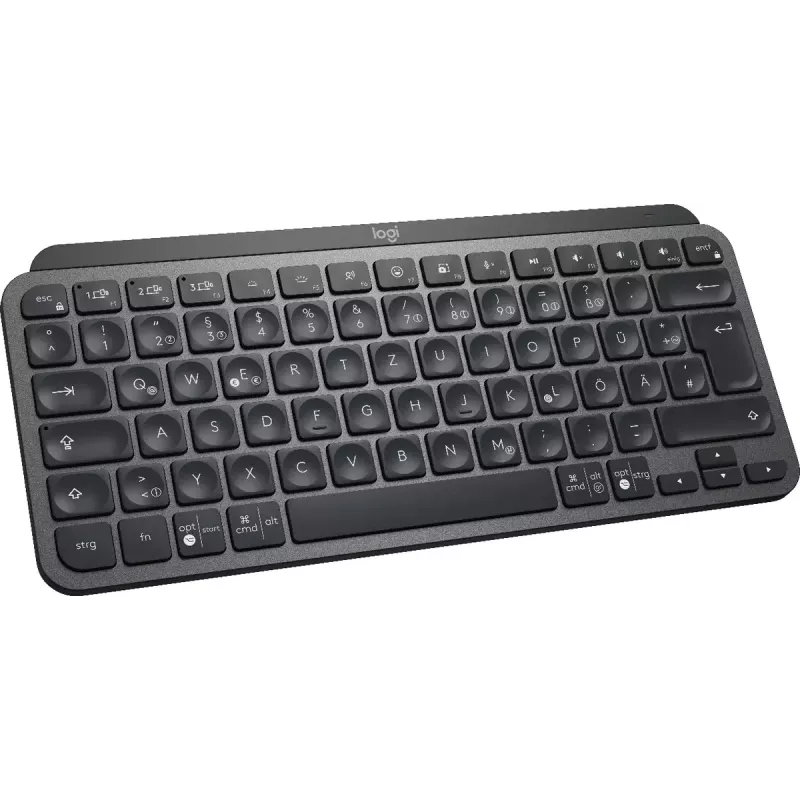 LOGITECH MX KEYS MINI belaidė kompaktiška apšviesta klaviatūra, grafito spalvos, Qwertz Deutsch