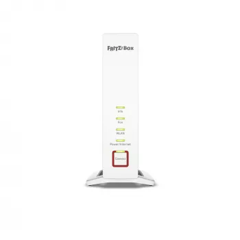 Stalinis maršrutizatorius FRITZ!Box 4060 triju dažnių juostų Wi-Fi 6 Gigabit Ethernet, baltas