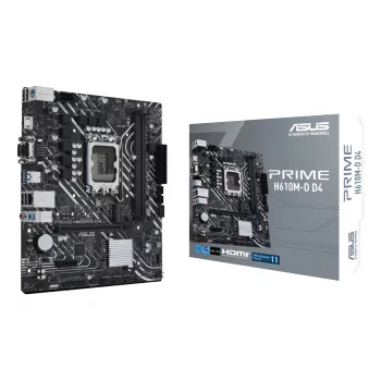 ASUS PRIME H610M-D D4 Intel H610 LGA 1700 micro ATX motininė plokštė